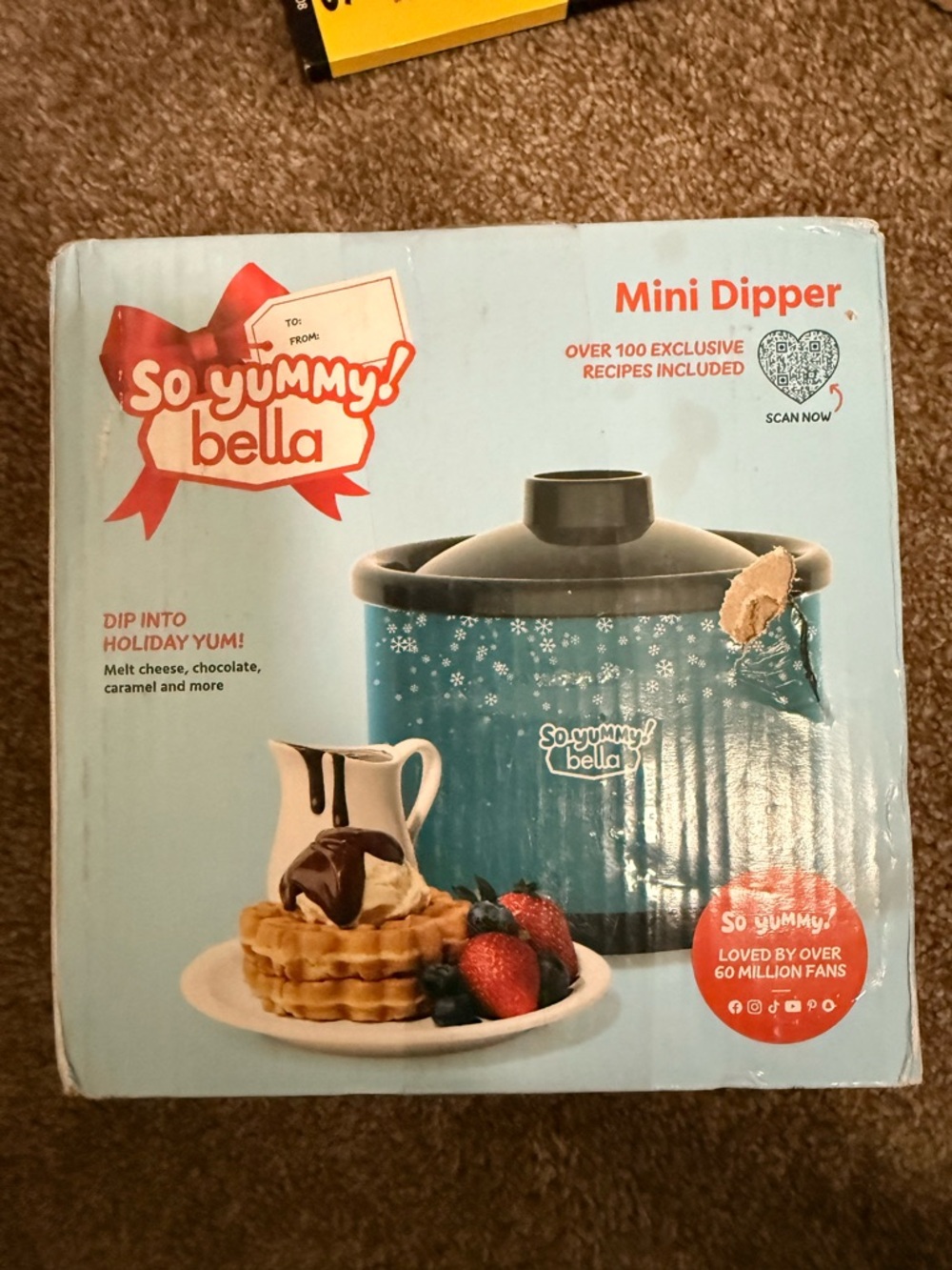 Mini Dipper Fondue Pot - Teal